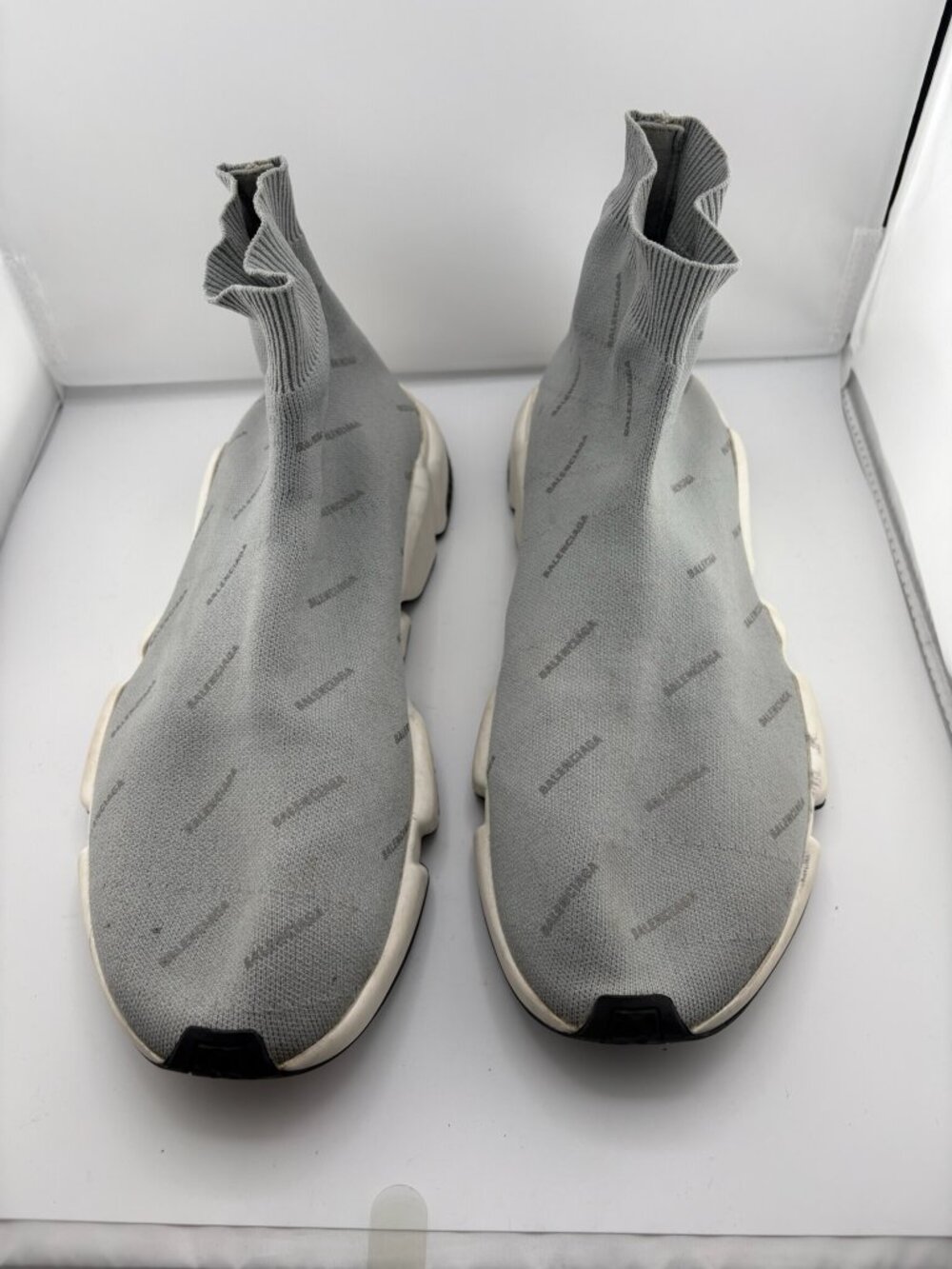 #S141 Balenciaga Speed Trainer Sneakers Light Blue